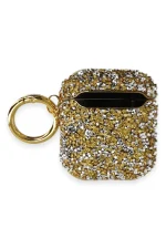 Newface Airpods 2 (2.nesil) Mira Taşlı Kılıf - Gold - Görsel 2