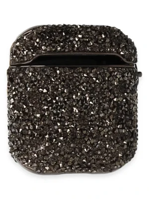 Newface Airpods 2 (2.nesil) Mira Taşlı Kılıf - Siyah