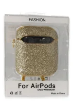 Newface Airpods 2 (2.nesil) Spell Simli Kılıf - Gold