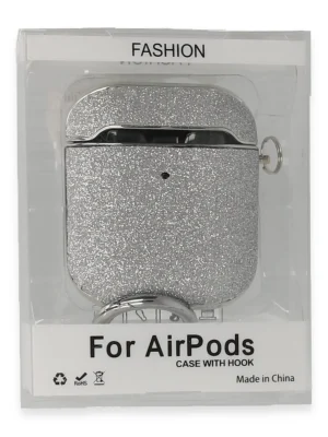 Newface Airpods 2 (2.nesil) Spell Simli Kılıf - Gümüş