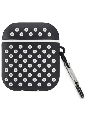 Newface Airpods 2 (2.nesil) Spor Delikli Kılıf - Siyah-Beyaz