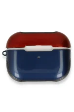 Newface Airpods 3 (3.nesil) 3in1 Kılıf - Lacivert-Kırmızı - Görsel 2