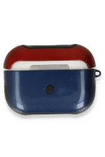Newface Airpods 3 (3.nesil) 3in1 Kılıf - Lacivert-Kırmızı - Görsel 3