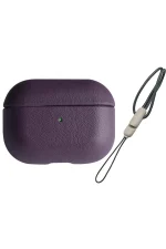 Newface Airpods 3 (3.nesil) 405 Deri Kılıf - Mor