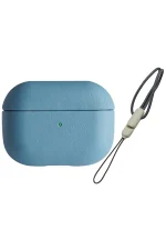 Newface Airpods 3 (3.nesil) 405 Deri Kılıf - Sierra Blue