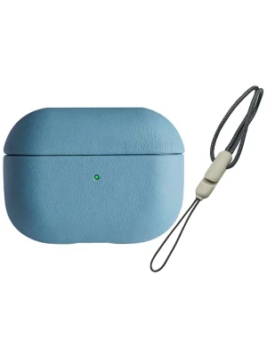 Newface Airpods 3 (3.nesil) 405 Deri Kılıf - Sierra Blue