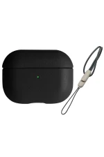 Newface Airpods 3 (3.nesil) 405 Deri Kılıf - Siyah