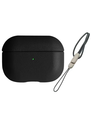 Newface Airpods 3 (3.nesil) 405 Deri Kılıf - Siyah