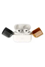 Newface Airpods 3 (3.nesil) Basmalı Kılıf - Beyaz-Siyah-Kahverengi - Görsel 3