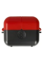 Newface Airpods 3 (3.nesil) Basmalı Kılıf - Siyah-Kırmızı