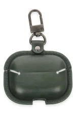 Newface Airpods 3 (3.nesil) Çanta Deri Kılıf - Haki Yeşil - Görsel 2