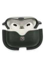 Newface Airpods 3 (3.nesil) Çanta Deri Kılıf - Haki Yeşil - Görsel 3