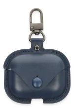 Newface Airpods 3 (3.nesil) Çanta Deri Kılıf - Lacivert