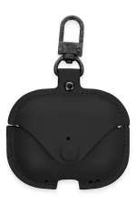 Newface Airpods 3 (3.nesil) Çanta Deri Kılıf - Siyah