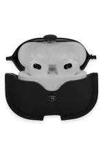 Newface Airpods 3 (3.nesil) Çanta Deri Kılıf - Siyah - Görsel 3
