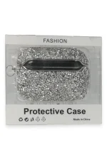 Newface Airpods 3 (3.nesil) Mira Taşlı Kılıf - Gümüş - Görsel 3