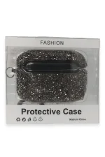 Newface Airpods 3 (3.nesil) Mira Taşlı Kılıf - Siyah - Görsel 3