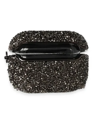 Newface Airpods 3 (3.nesil) Mira Taşlı Kılıf - Siyah