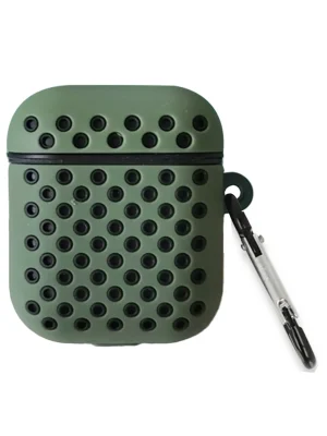 Newface Airpods 3 (3.nesil) Spor Delikli Kılıf - Haki Yeşil-Siyah