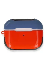 Newface Airpods Pro (1.nesil) 3in1 Kılıf - Kırmızı-Lacivert - Görsel 2