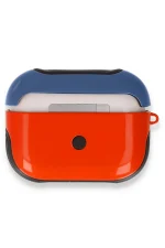 Newface Airpods Pro (1.nesil) 3in1 Kılıf - Kırmızı-Lacivert - Görsel 3