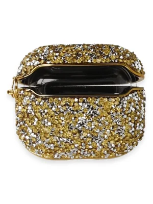 Newface Airpods Pro (1.nesil) Mira Taşlı Kılıf - Gold