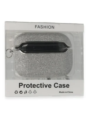 Newface Airpods Pro (1.nesil) Spell Simli Kılıf - Gümüş