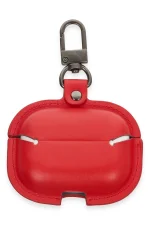 Newface Airpods Pro 2 (2.nesil) Çanta Deri Kılıf - Kırmızı - Görsel 2