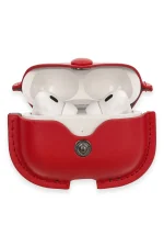 Newface Airpods Pro 2 (2.nesil) Çanta Deri Kılıf - Kırmızı - Görsel 3