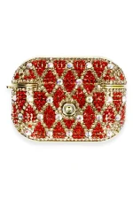 Newface Airpods Pro 2 (2.nesil) Klor Taşlı Kılıf - Desen 1 - Görsel 2