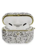 Newface Airpods Pro 2 (2.nesil) Luz Taşlı Kılıf - Mavi