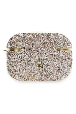 Newface Airpods Pro 2 (2.nesil) Luz Taşlı Kılıf - Pembe - Görsel 3