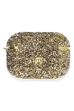 Newface Airpods Pro 2 (2.nesil) Luz Taşlı Kılıf - Siyah - Görsel 3