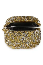 Newface Airpods Pro 2 (2.nesil) Mira Taşlı Kılıf - Gold