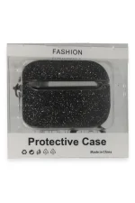 Newface Airpods Pro 2 (2.nesil) Spell Simli Kılıf - Siyah