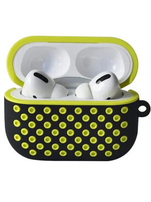 Newface Airpods Pro 2 (2.nesil) Spor Delikli Kılıf - Siyah-Sarı