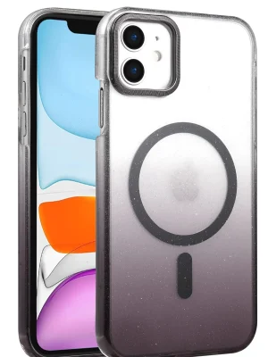 Newface Apple iPhone 11 Glossy Magsafe Kapak - Siyah