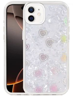 Newface Apple iPhone 11 Lumi Desenli Kapak - Beyaz