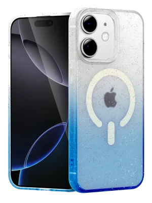 Newface Apple iPhone 11 Pummel Shiny Magsafe Kapak - Mavi