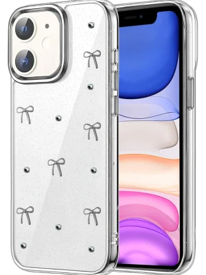 Newface Apple iPhone 12 Fiyonk Desenli Kapak - Desen 1