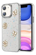 Newface Apple iPhone 12 Fiyonk Desenli Kapak - Desen 10