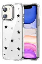 Newface Apple iPhone 12 Fiyonk Desenli Kapak - Desen 4