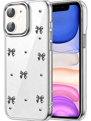 Newface Apple iPhone 12 Fiyonk Desenli Kapak - Desen 5