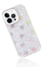 Newface Apple iPhone 14 Lumi Desenli Kapak - Beyaz - Görsel 4