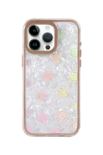 Newface Apple iPhone 14 Lumi Desenli Kapak - Çöl Titanyum - Görsel 3