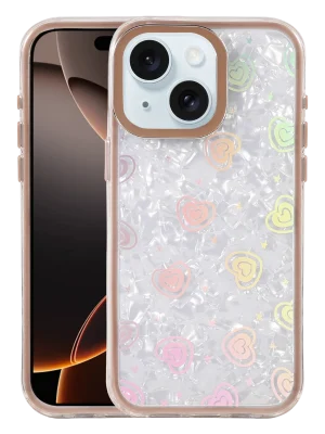 Newface Apple iPhone 14 Lumi Desenli Kapak - Çöl Titanyum