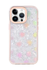 Newface Apple iPhone 14 Lumi Desenli Kapak - Pembe - Görsel 2