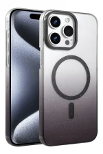 Newface Apple iPhone 14 Pro Max Glossy Magsafe Kapak - Siyah