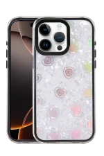 Newface Apple iPhone 14 Pro Max Lumi Desenli Kapak - Siyah