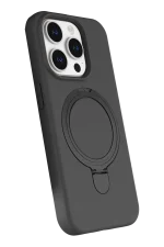 Newface Apple iPhone 14 Pro Max Regal Magsafe Standlı Kapak - Titan Gri - Görsel 2